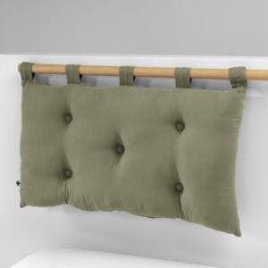 Tête de lit gaze de coton (80 cm) Gaïa Vert romarin