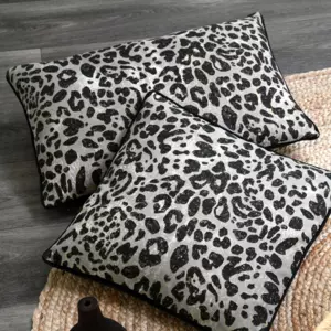 Coussin carr (45 cm) Gupard Noir