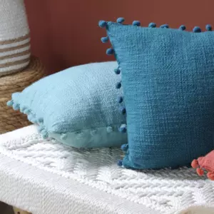 Coussin rectangulaire Sanchez Bleu canard