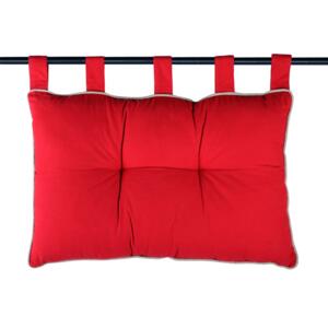 Tête de lit coton (70 cm) Duo Rouge