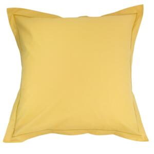 Funda para almohada cuadrada  algodón Félicie Amarillo mostaza