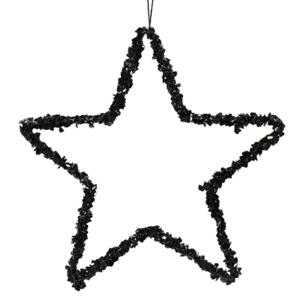 Estrella de Navidad para colgar Gily Negro