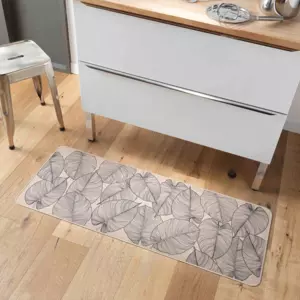 Tapis antidrapant (120 cm) Jade Beige