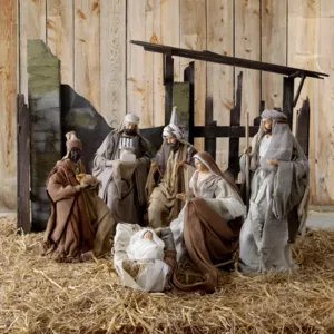 Beln de Navidad completo Saint-Augustin