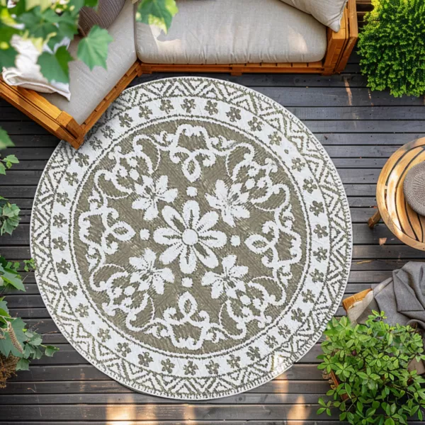 Tapis D Exterieur Rond