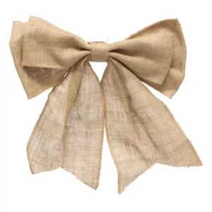 Nœud de Noël en jute (H40 cm) Raffinement Naturel - Boule et déco de sapin - Eminza