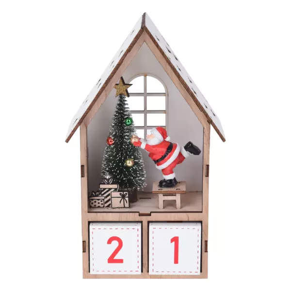 Calendario dell'Avvento luminoso Casatta Grigio