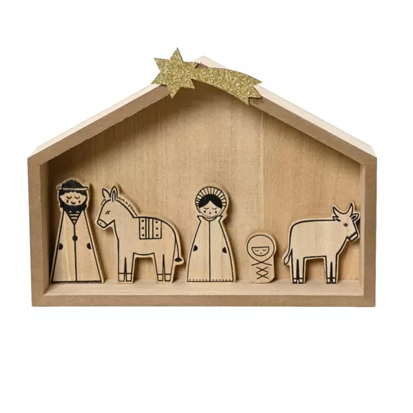 Mini kerststal Sainte-Marceline