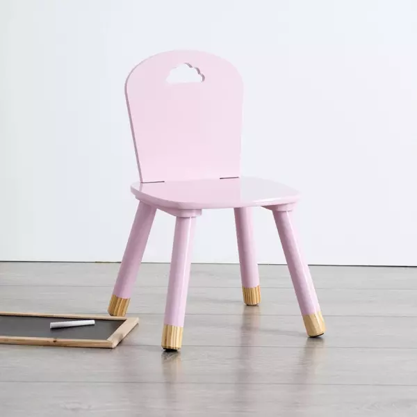 Silla rosa suave