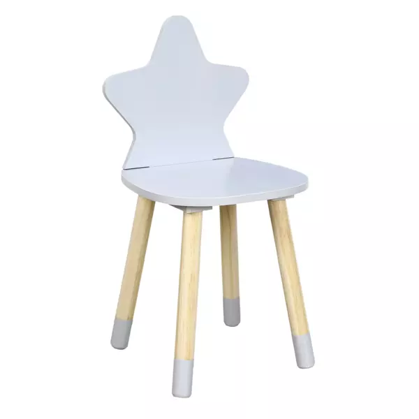 Silla infantil Estrella Gris