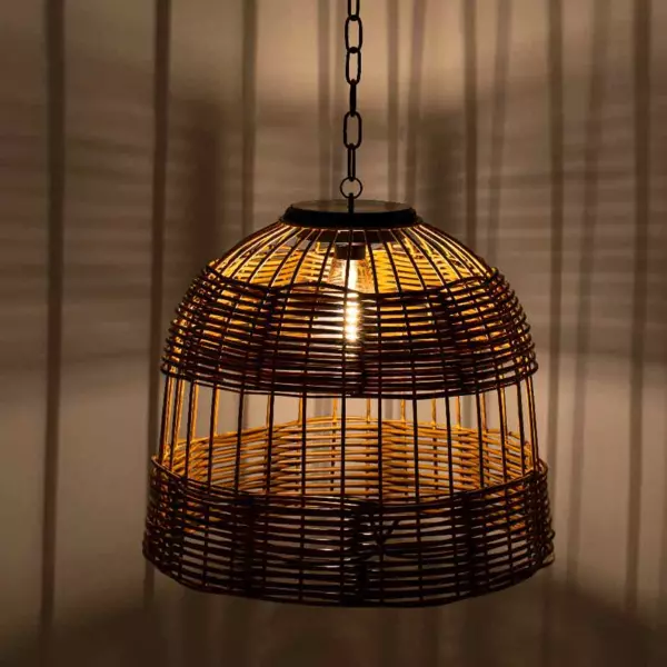 Hanglamp solar Lawa - Naturel