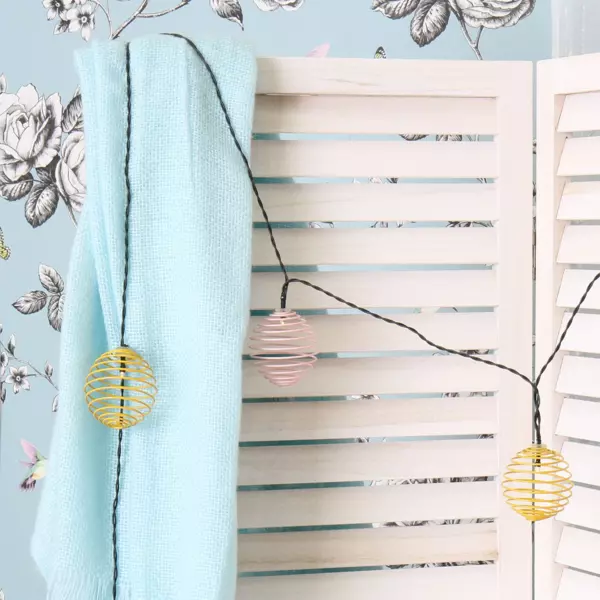 Solar Lichterkette 10 LED Design - Mehrfarbig