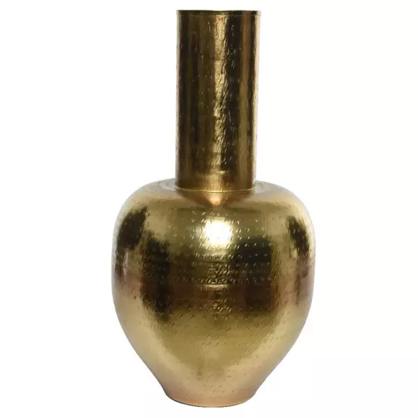 Metalvase (H55 cm) Romo Guld