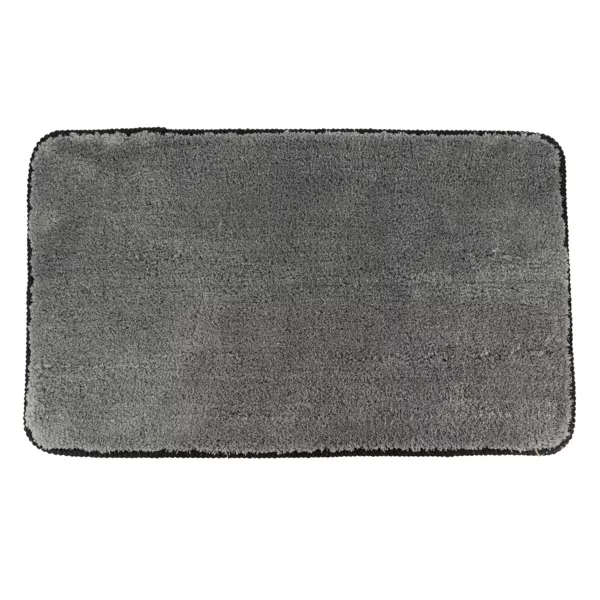 Tapis de bain antidérapant (75 x 45 cm) Black Line Gris / noir