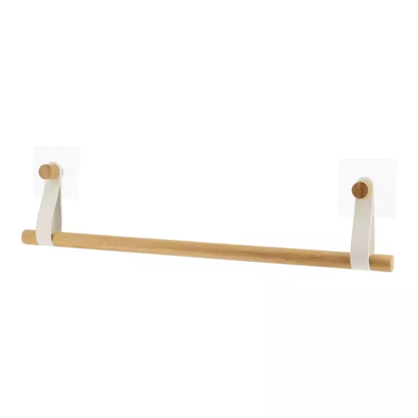 Accessorio Bagno Moderno GreenAmapola - Portarotolo Carta Igienica In Bambù | Autoadesivo O A Viti | Design Moderno Accessorio Bagno Ecologico - 6