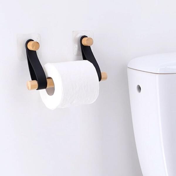 Abattant WC frein de chute Black Line Ficelle/Noir - Déco salle de bain -  Eminza