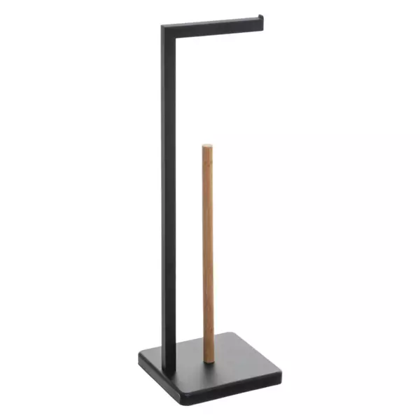 Toilettenpapierhalter stehend Natureo Schwarz