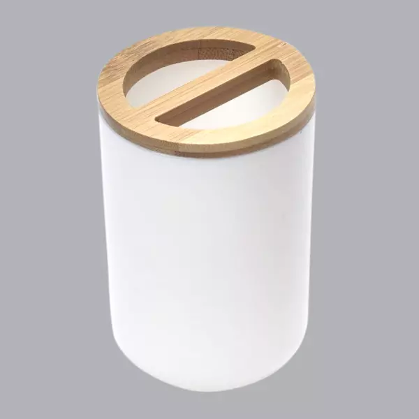 Portaspazzolino In Ceramica Fatto A Mano Per Bagno - Set Da 2 Pezzi, Design Minimalista, Ideale Per Spazzolini, Rasoi E Penne, Colore Nero - 3