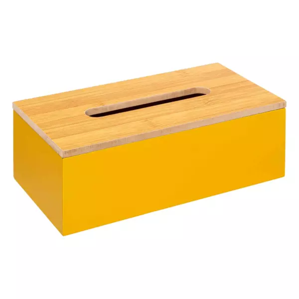 Boite  mouchoirs Modern Moutarde