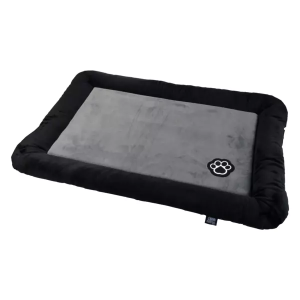 Matelas pour chat et chien Patchy L90 cm Gris/Noir