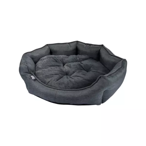 Stoffkorb für Hunde und Katzen Newton D50 cm Dunkelgrau
