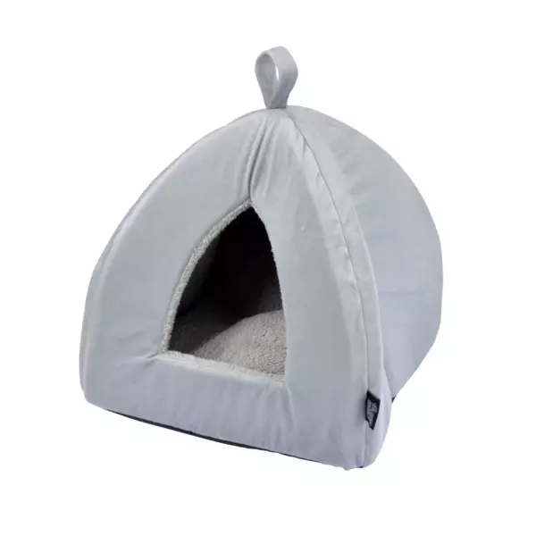 Katzenzelt Sweet Cat L35 cm Hellgrau