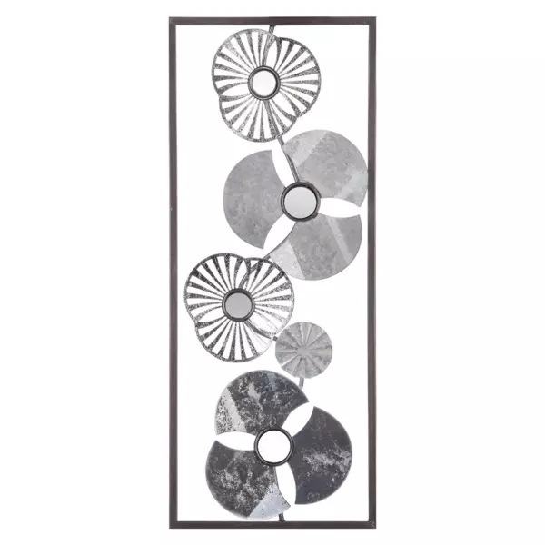 Decorazione murale Flora Argento