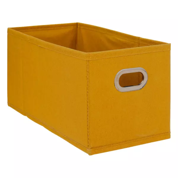 Cesta de almacenaje (15 x 31 cm) Helena Amarillo Mostaza