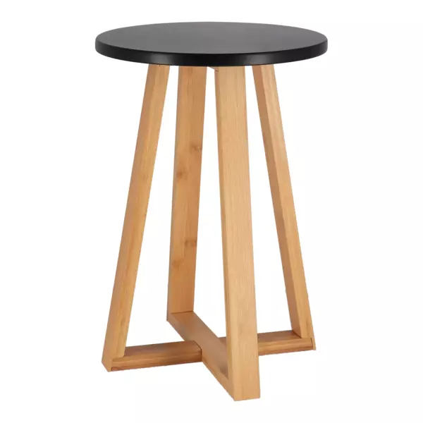 Hocker Bambou Schwarz