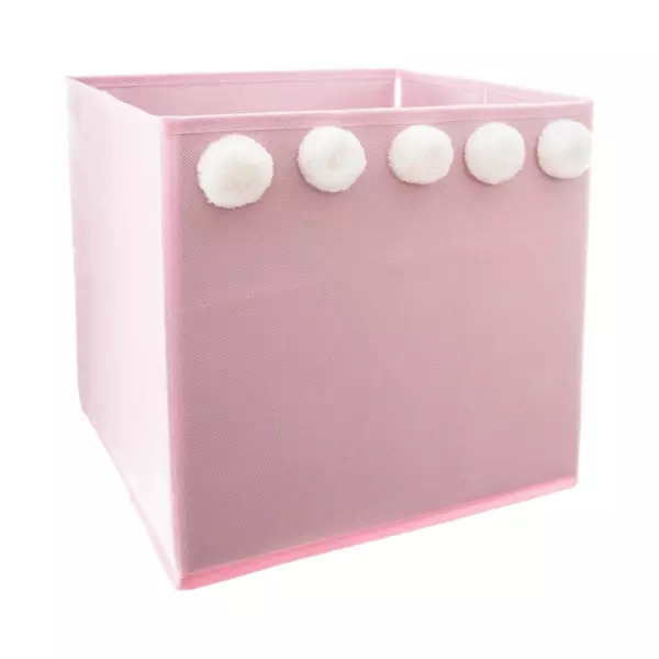Cesto para ordenar 5 Pompones Rosa