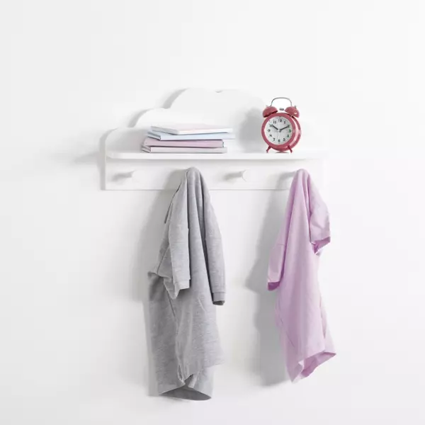 Percha de pared Nube Blanco