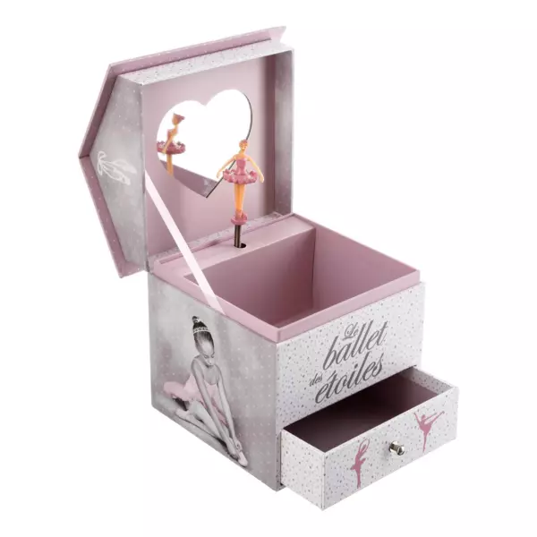 Caja de música Bailarina Rosa