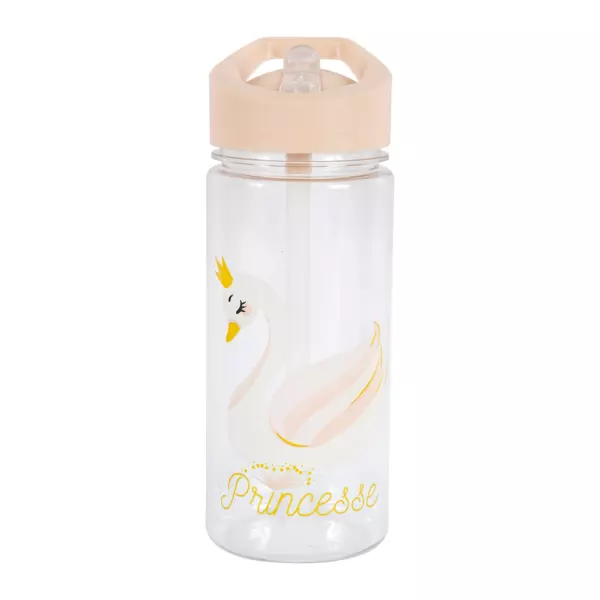 Gourde enfant plastique (17,5 cm) Cygne Rose