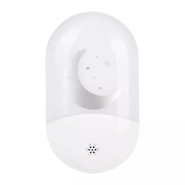 Børnenatlampe til stikkontakt (H10 cm) Hvid Måne