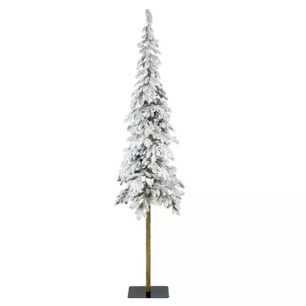 Sapin artificiel de Noël Sierra H180 cm Vert enneigé