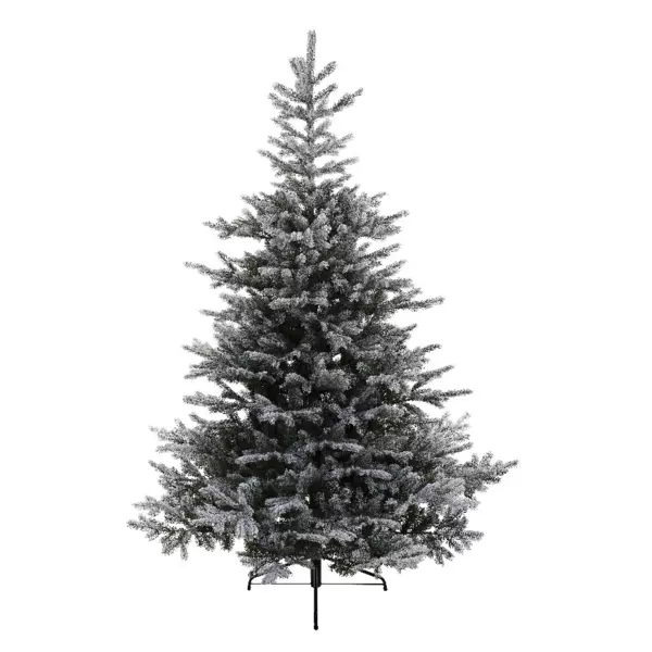 Knstlicher Weihnachtsbaum Glorious H240 cm Grn verschneit