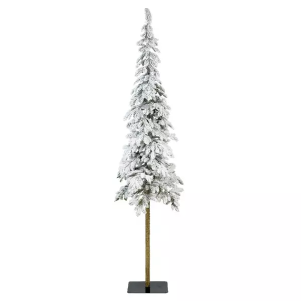 Abeto artificial de Navidad Sierra Altura 210 cm Verde nevado