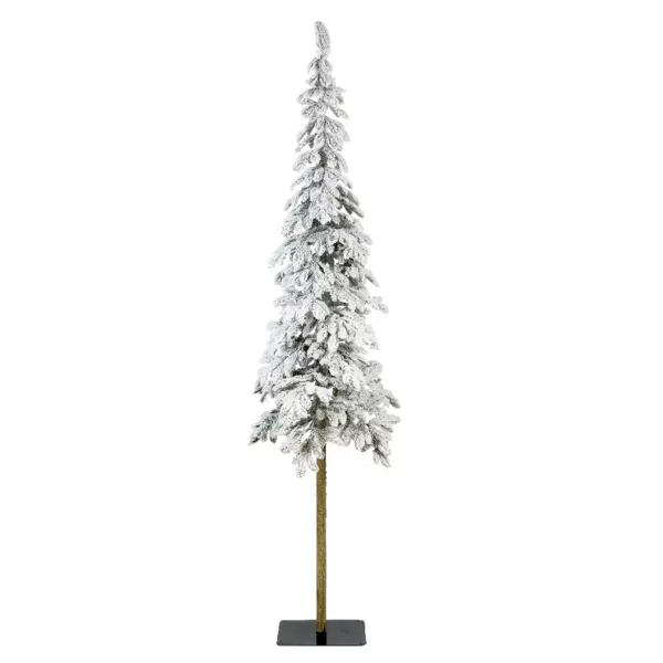 Sapin artificiel de Noël Sierra H150 cm Vert enneigé