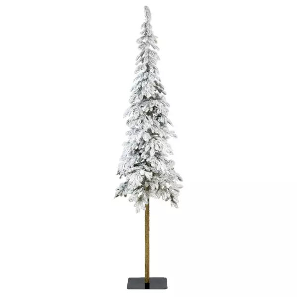 Albero di Natale artificiale Sierra Alt. 240 cm Verde innevato