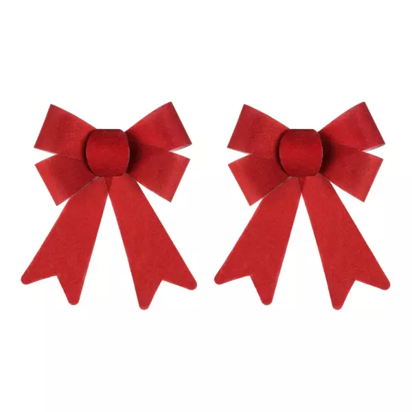 Confezione di 2 fiocchi Carla Rosso