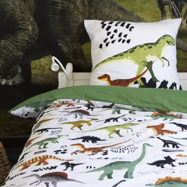 Funda nórdica y dos fundas para almohadones (240 cm) Cretace Verde