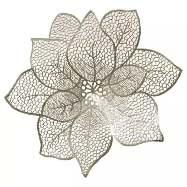 Placemat Bloem goud