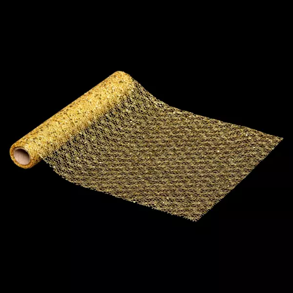Runner da tavolo (300 x 28 cm) Mesh Oro
