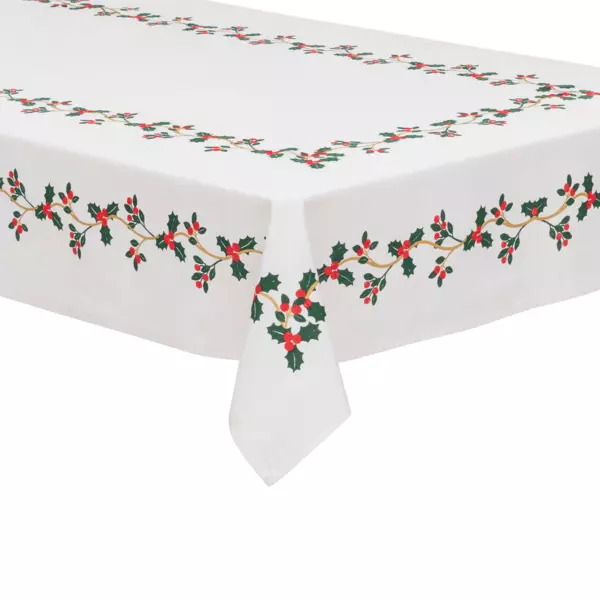 Mantel Houx L360 cm Blanco