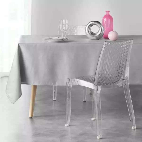Tischdecke rechteckig (L240 cm) Etoiles Grau