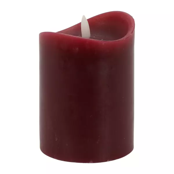 Vela LED  Cofre de velas de pino Rojo