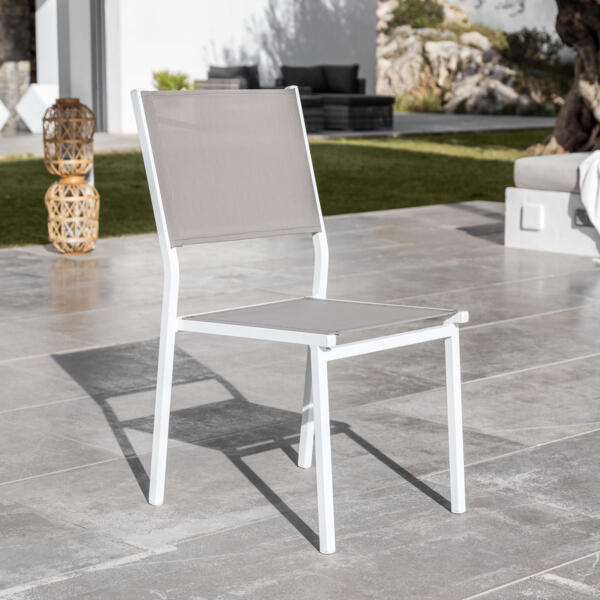 Sedie da giardino + Alluminio - Salotto da giardino, tavoli e sedie - Eminza