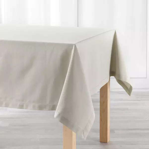 Tovaglia Damascata 240x240 Cm In Cotone Con Bordo In Raso - Lavabile A 95°C, Elegante Per Matrimoni E Eventi - Foto 9