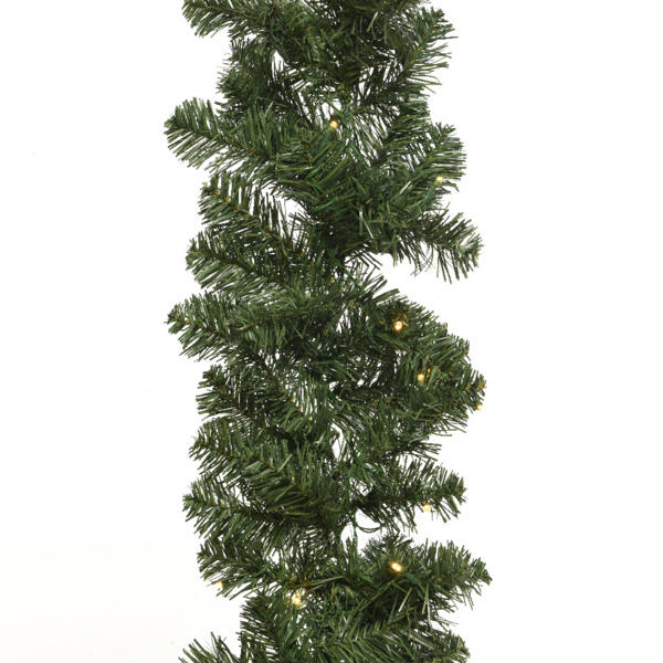 Tannengirlande leuchtend Imperial D25 cm Warmweiß