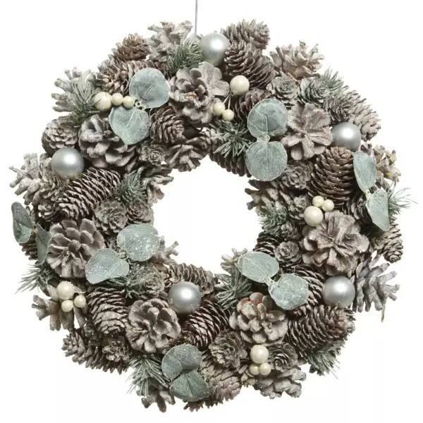 Corona di Natale decorata Gentiana